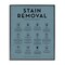 Stupell Industries Helpful Stain Removal Chart Framed Giclee By Lettered and Lined